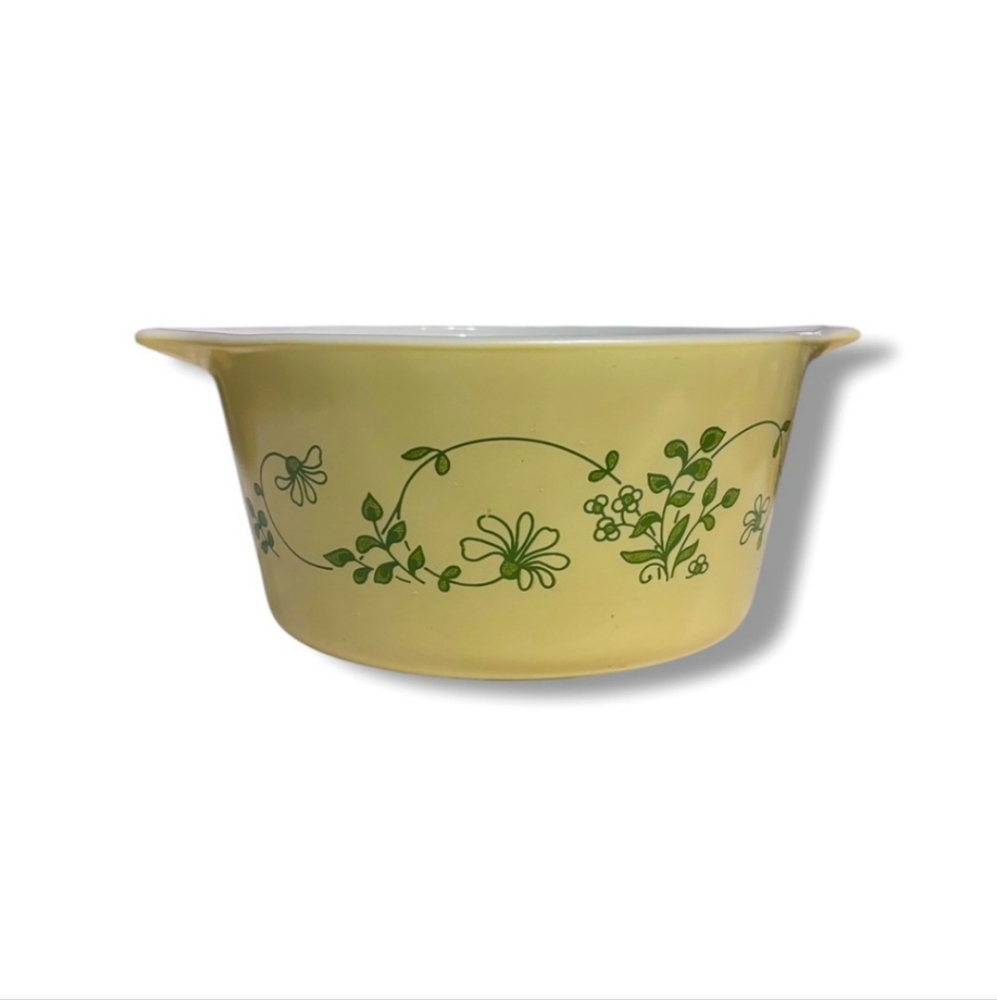 PYREX 1 L Cinderella Casserole Dish 473-B Shenandoah Pattern VINTAGE